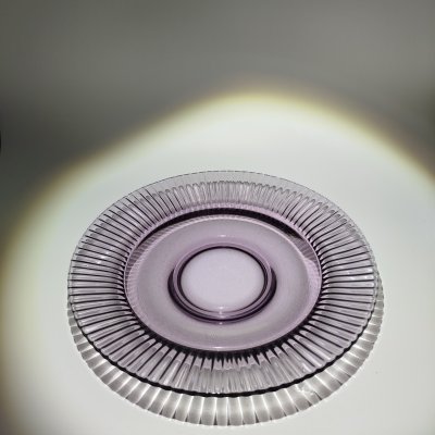 купить Блюдо округлой формы фиолетового оттенка, цветное стекло, СССР, 1970-1990 гг.