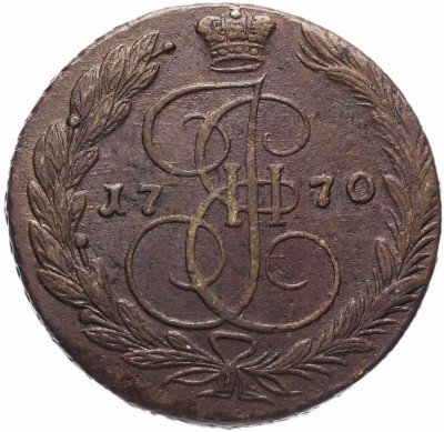 Купить 5 копеек 1768 ЕМ   орёл 1770-1777, нового образца