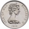 Купить Остров Мэн 25 пенсов 1972 "25 лет свадьбе Королевы Елизаветы II и Принца Филиппа"