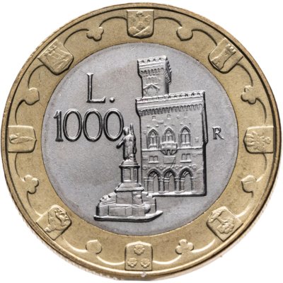 купить Сан-Марино 1000 лир (lire) 1997