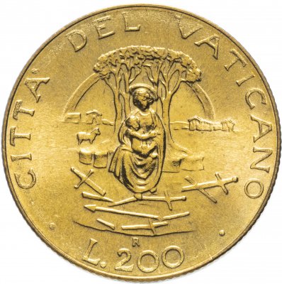 купить Ватикан 200 лир (lire) 1987