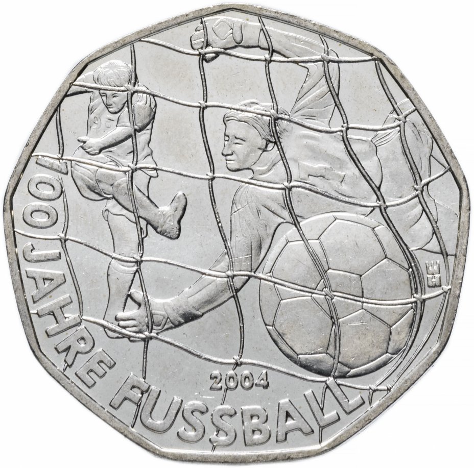 купить Австрия 5 евро 2004 "100 лет футболу"