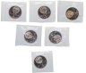 Купить Набор из 6-ти монет 1 рубль 1991 "XXV Олимпийские игры 1992 года, Барселона" (банковская запайка)