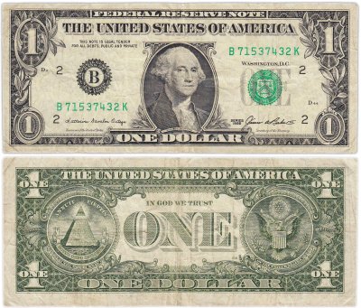 купить США 1 доллар 1985 B-Нью Йорк