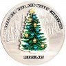 Купить Науру 10 долларов 2008 "Новогодняя ёлка" монета-трансформер