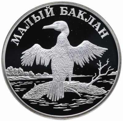 купить 1 рубль 2003 СПМД Proof "Красная книга: малый баклан"