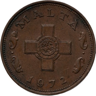 купить Мальта 1 цент (cent) 1972