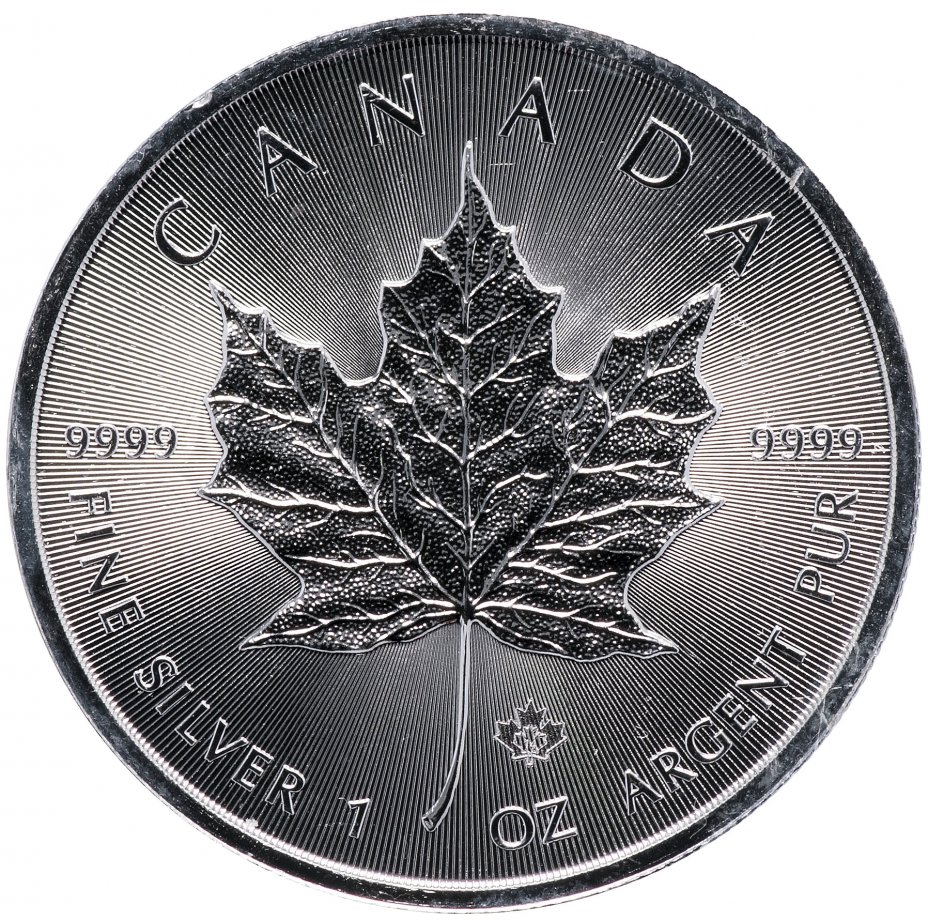 купить Канада 5 долларов 2014 "Кленовый лист"