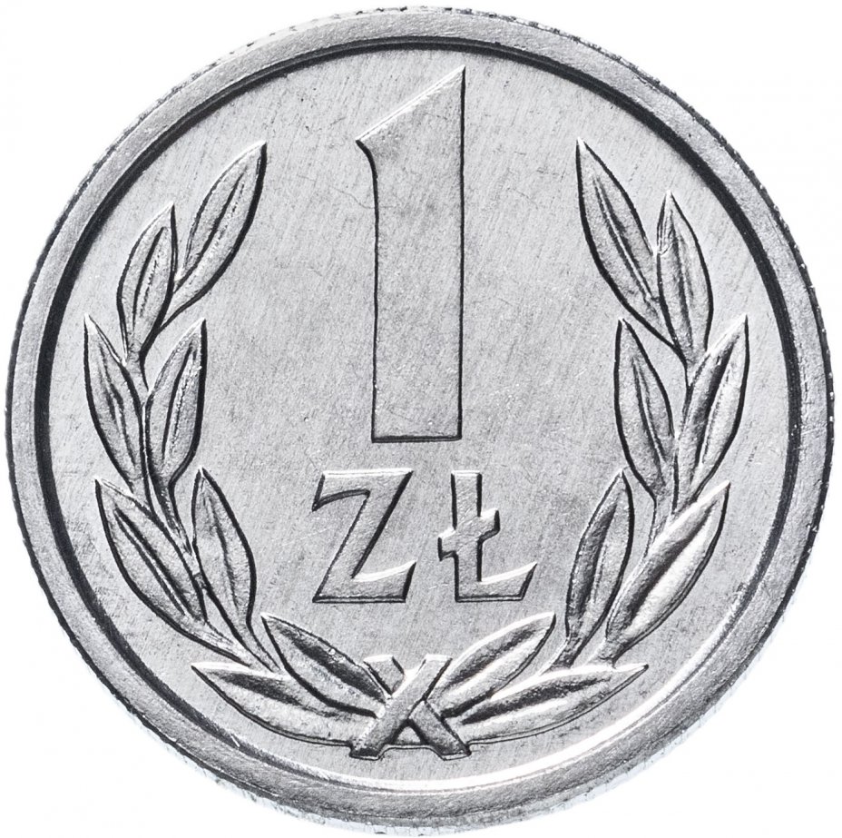 купить Польша 1 злотый (zloty) 1989