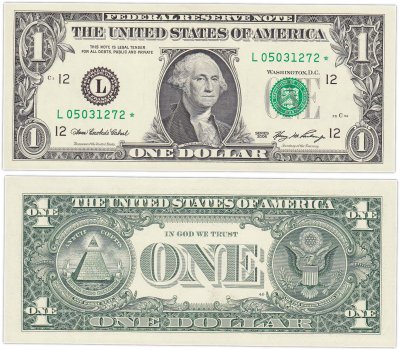 купить США 1 доллар 2006 (Pick 523a) L-Калифорния "Замещение"