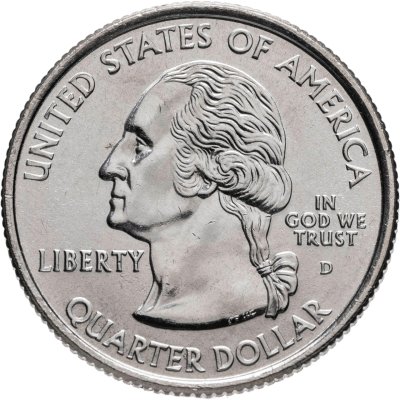 купить США 25 центов (квотер, 1/4 доллара, quarter dollar) 2008 D Квотер штата Нью-Мексико знак монетного двора: "D" - Денвер