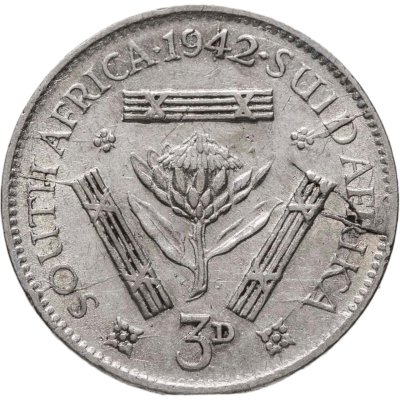 купить ЮАР 3 пенса (pence) 1942