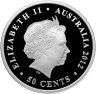 Купить Австралия 50 центов 2012 "Чемпионат мира по футболу в Бразилии 2014"