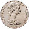 Купить Новая Зеландия 1 доллар 1970 "Визит королевы Елизаветы II в Новую Зеландию. Гора Кука"