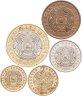 Купить Казахстан набор из 5 монет 1, 5, 20, 100 тенге и 20 тиынов 1993-2011