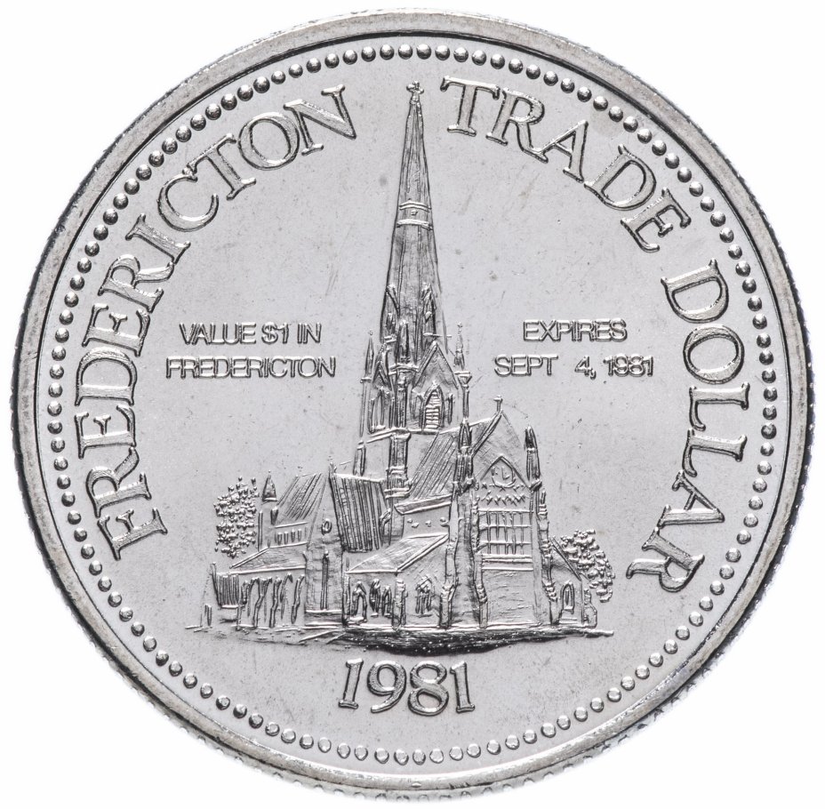 купить Канадский торговый доллар 1981 "Фредериктон"