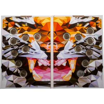 купить Полный набор монет серии "Красная книга" 1991-1994 (15 монет) в альбоме