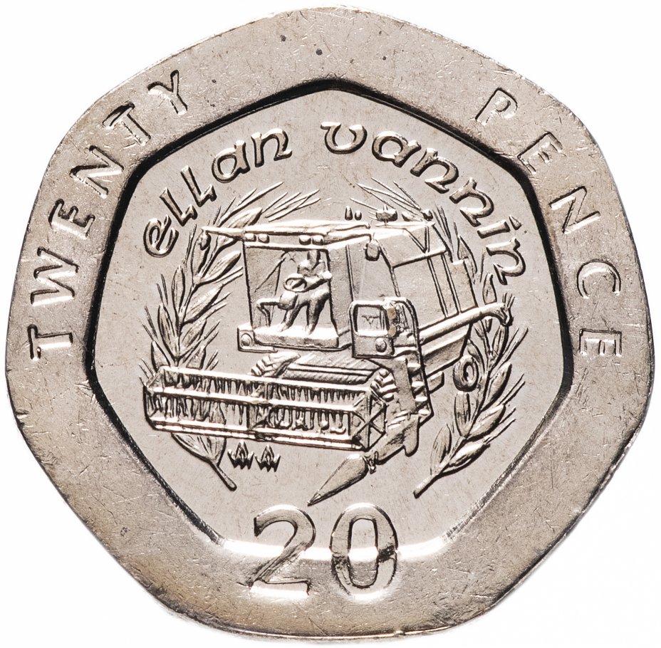 купить Остров Мэн 20 пенсов (pence) 1993