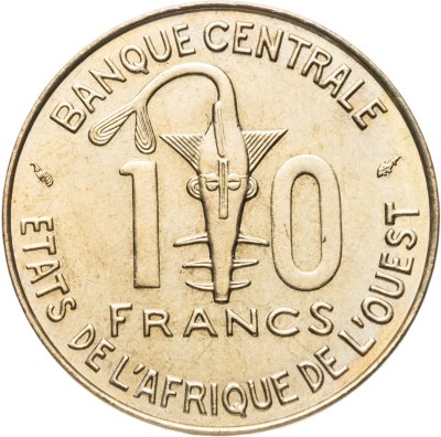 купить Западная Африка (BCEAO) 10 франков (francs) 1982