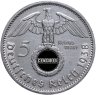 Купить Германия, Третий рейх 5 рейхсмарок "Е" 1938