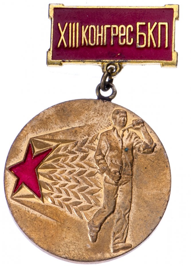 купить Болгария медаль "XIII конгресс БКП"