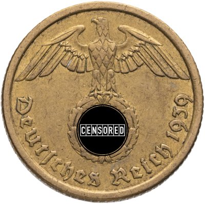 купить Германия, Третий рейх 10 рейхспфеннигов (reichspfennig) 1939