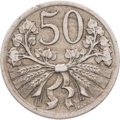 купить Чехословакия 50 геллеров (haleru) 1931