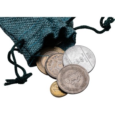 купить Набор из 15-ти монет стран мира в мешочке