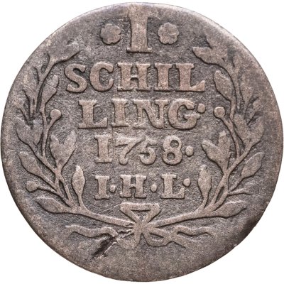 купить Гамбург 1 шиллинг 1758