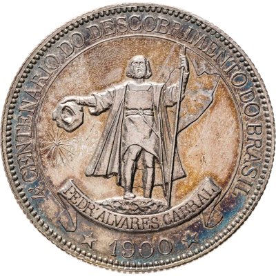 купить Бразилия 4000 реалов 1900 "400 лет открытию Бразилии"