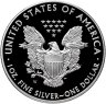 Купить США 1 доллар 2008 Proof "Шагающая свобода - орел" в футляре с сертификатом