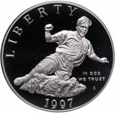 купить США 1 доллар (dollar) 1997 Джеки Робинсон
