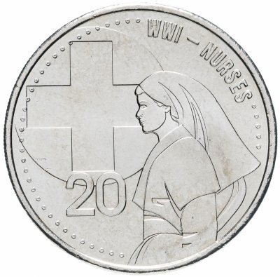 купить Австралия 20 центов (cents) 2015 АНЗАК - Санитарки