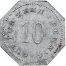 Купить Германия "Бад-Тёльц" 10 пфеннигов 1917 нотгельд
