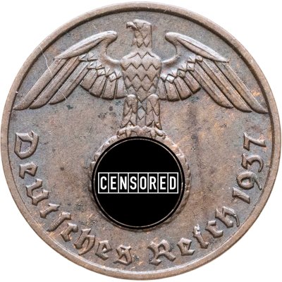 купить Германия, Третий рейх 1 рейхспфенниг (reichspfennig) 1937 "F"