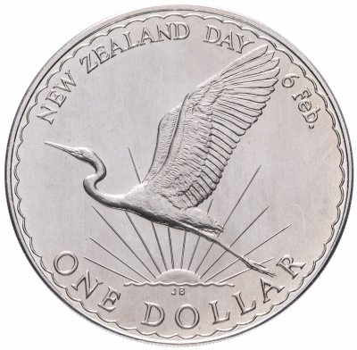 купить Новая Зеландия 1 доллар (dollar) 1974 "День Вайтанги (День Новой Зеландии)"