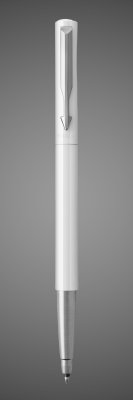 Купить Ручка-роллер Parker Vector Standard T01 CT, цвет: White, стержень M, цвет чернил blue, в подарочной упаковке, Металлы: латунь, нержавеющая сталь, пластик, 2026 г.