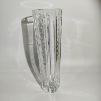 купить Ваза "Вертикальные полосы", автор Л.О. Юрген, хрусталь, алмазная грань, Ленинградский завод художественного стекла (ЛЗХС), СССР, 1960-1980 гг.