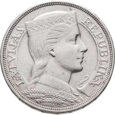 купить Латвия 5 латов (lati) 1931 Милда