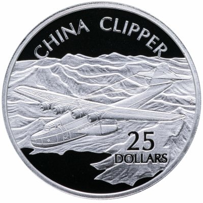 купить Соломоновы острова 25 долларов 2003 "Самолеты мира: Мартин M-130 "Чайна клиппер""