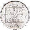 Купить Швейцария 5 франков (francs) 1936 "Фонд вооружения Конфедерации"