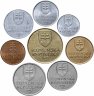 Купить Словакия, полный набор монет 1993-2006 (8 монет)