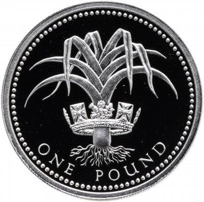 купить Великобритания 1 фунт (pound) 1990