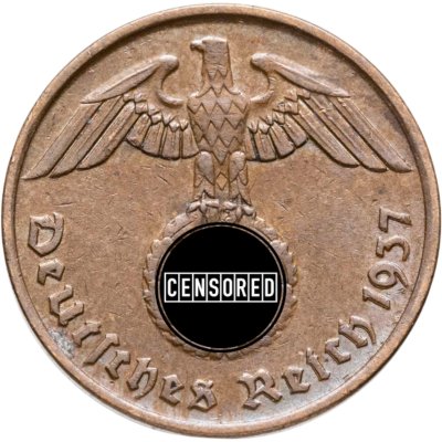 купить Германия (Третий рейх) 2 рейхспфеннига (reichspfennig) 1937 A