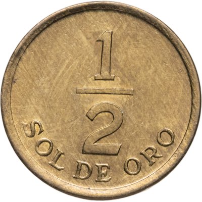 купить Перу 1/2 соля (sol) 1975
