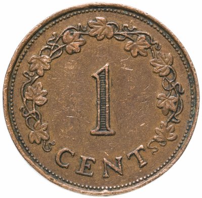 купить Мальта 1 цент (cent) 1972