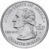 Купить США 1/4 доллара (квотер, 25 центов) 2001 D "Штат Вермонт"