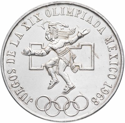купить Мексика 25 песо (pesos) 1968 год (Олимпийские игры)