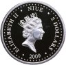 Купить Ниуэ 2 доллара 2009 "Двенадцать дней Рождества - Куропатка на груше"