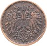 Купить Австрия 1 геллер (heller) 1893